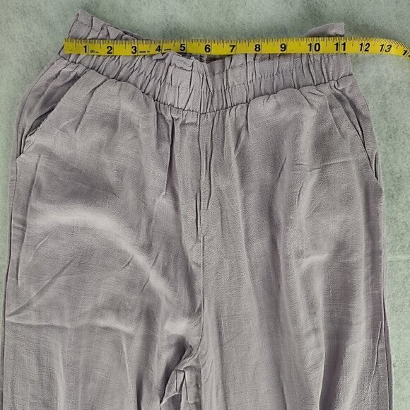 Ninexis Womens Lavender Cotton Linen Elastic Waist Lounge Pants Size Small (NWT) - Picture 5 of 10